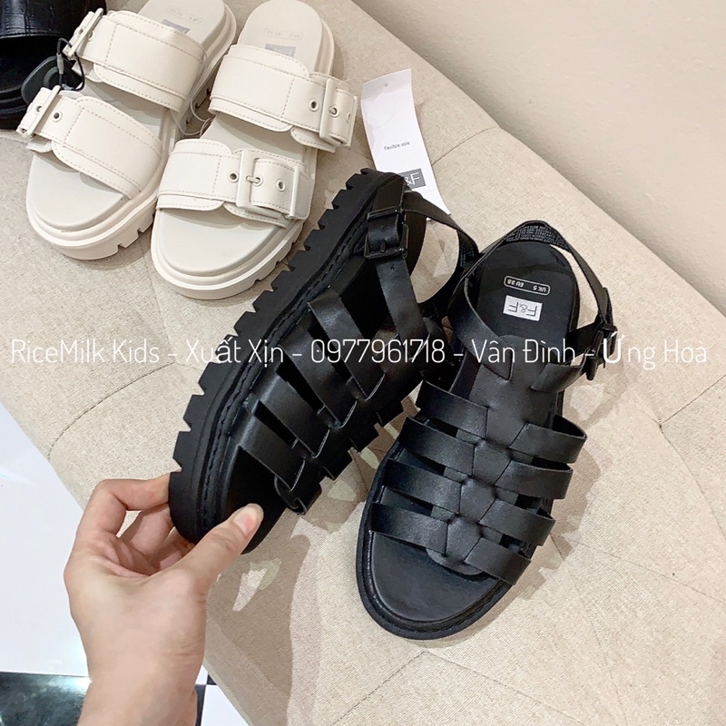 Sandal đế bằng F&F xuất dư xịn 3 màu