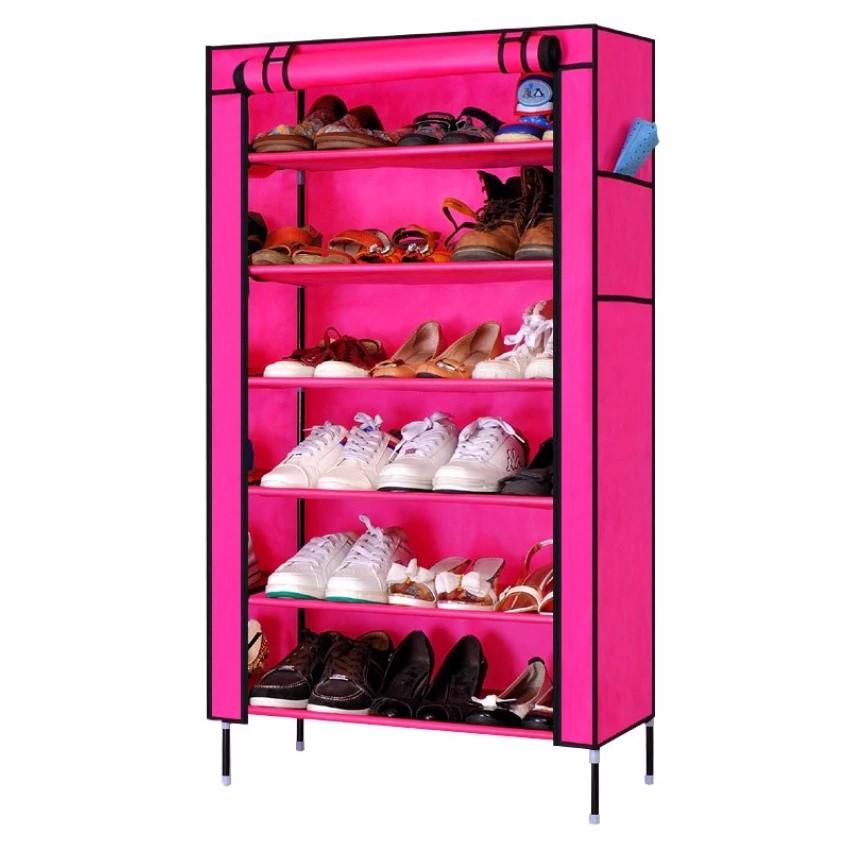 [HCM]Tủ vải đựng giày dép 1 buồng 6 ngăn (giao ngẫu nhiên màu)