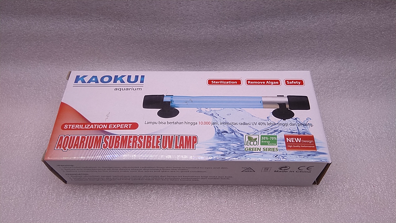 Đèn UV diệt nấm, khuẩn, tảo, lọc nước hồ cá Kaokui, 5-20W.