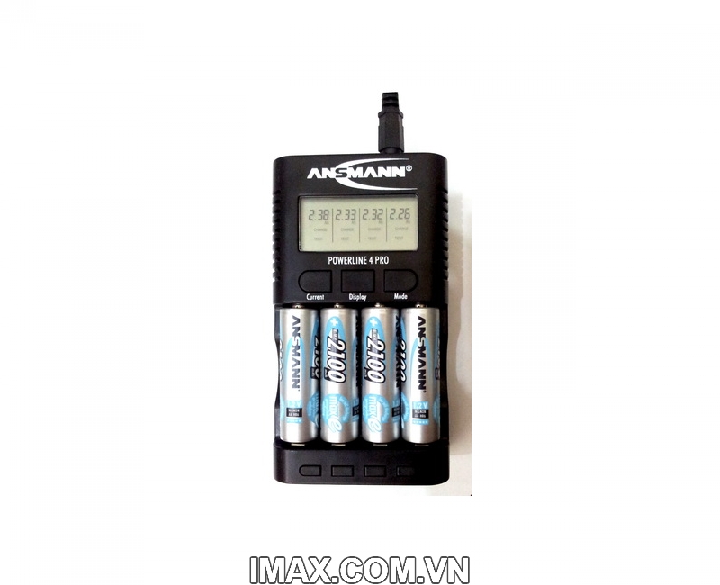 Sạc 4 pin AA/AAA Ansmann POWERLINE 4 PRO