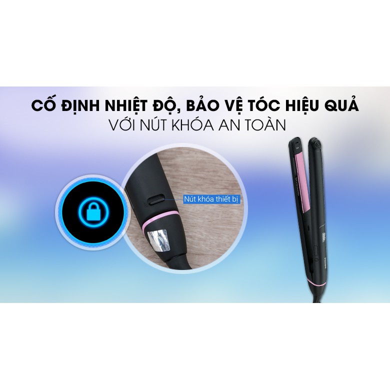 Máy kẹp tạo kiểu tóc Philips BHS675 hãng phân phối