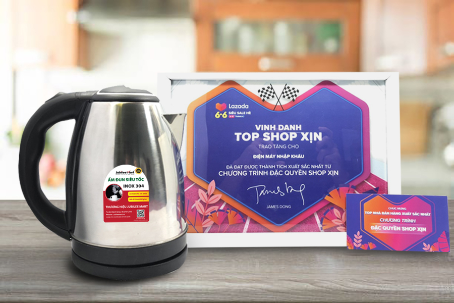 [ MUA NGAY ]Ấm nước siêu tốc- Ấm đun nước siêu tốc - Bình đun nước siêu tốc 1.8L 1500W