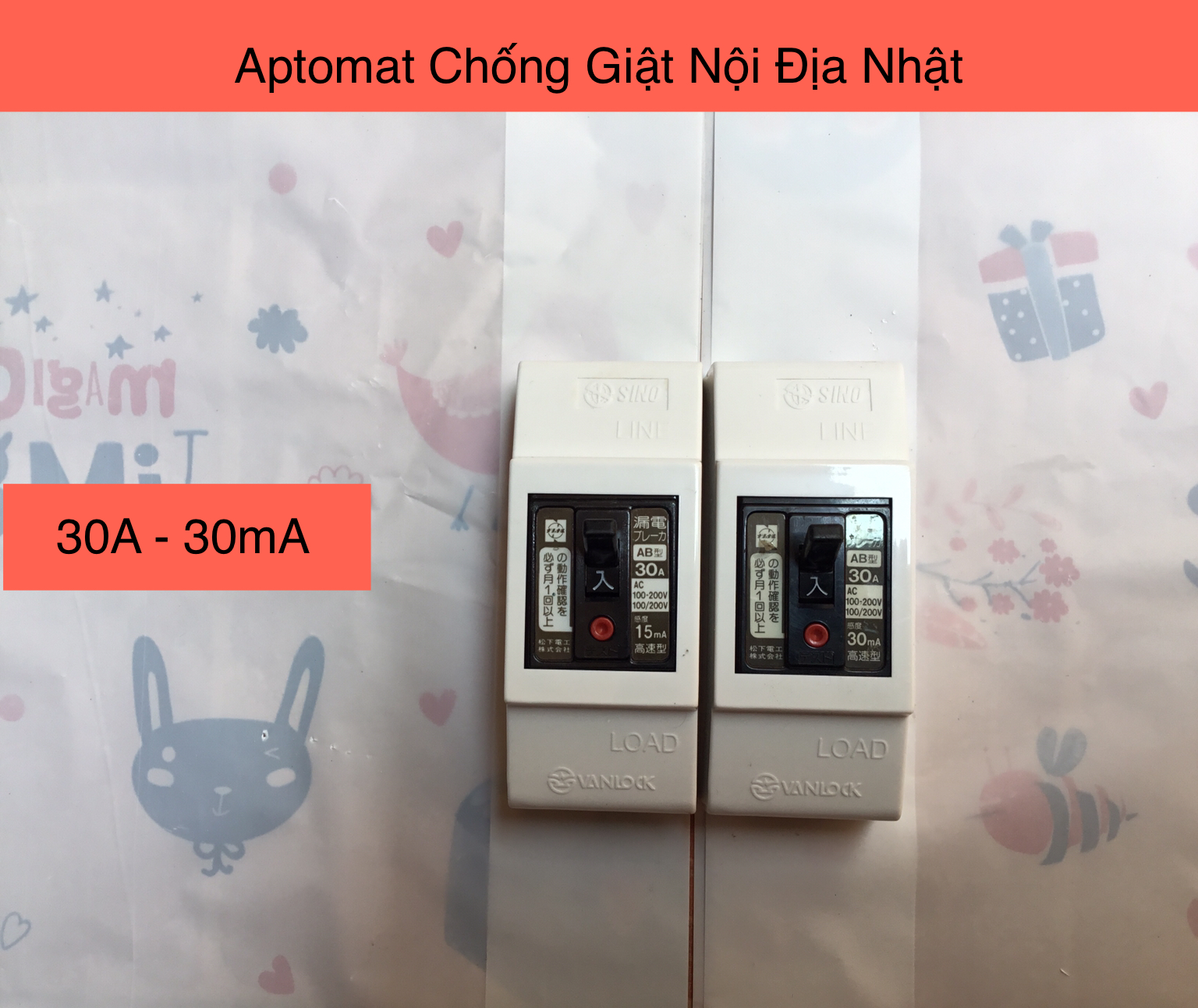 [HCM]Át Chống Giật Nhật Bản 30A 30mA