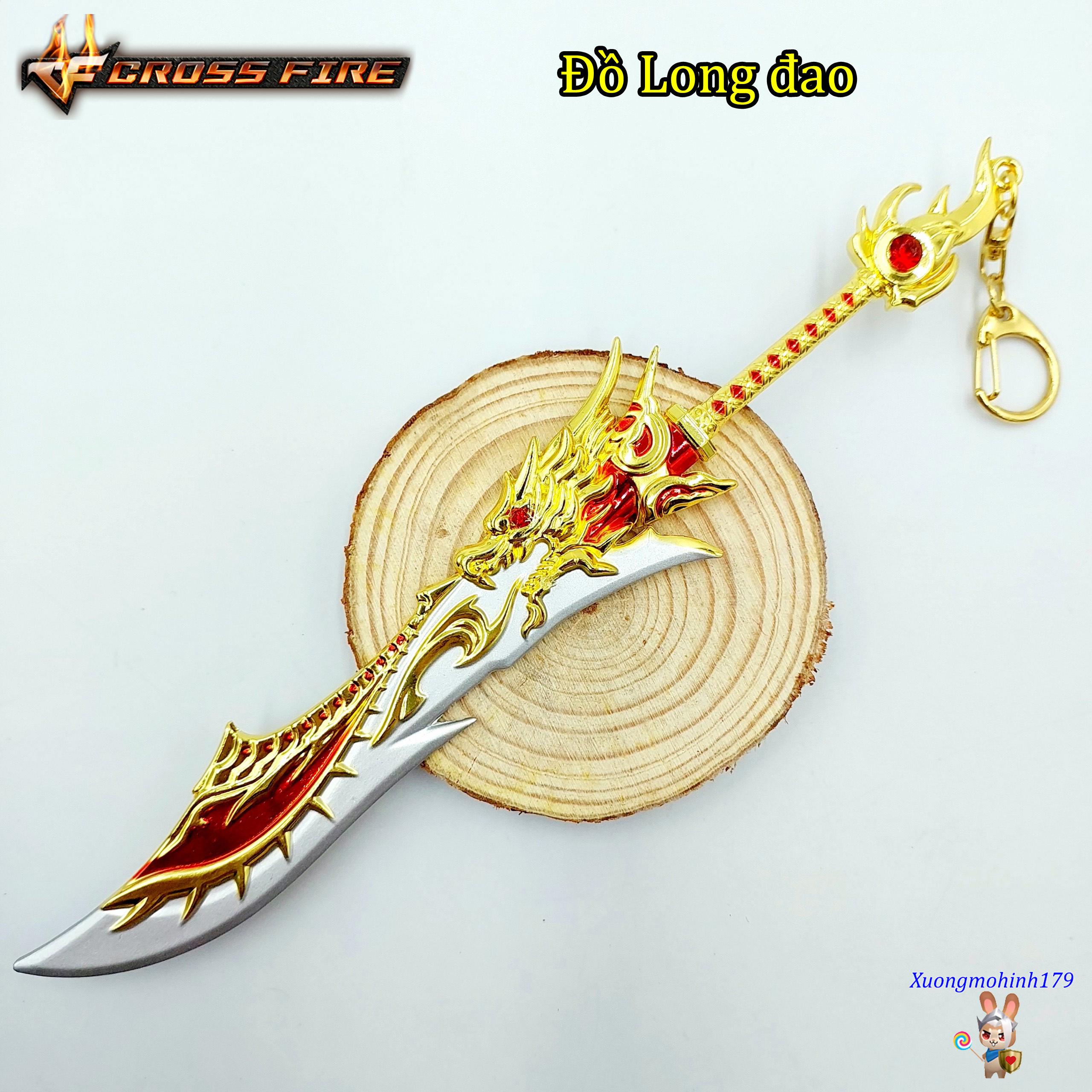 Móc khóa mô hình Đột kích - Thiên long đồ long đao