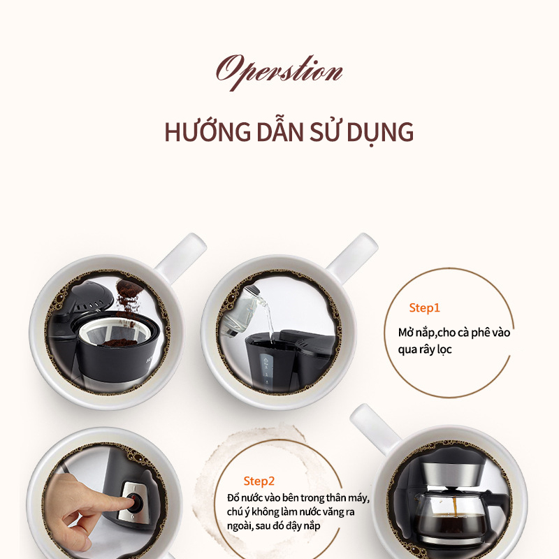 [Bảo Hành Hãng 1 Năm] Máy pha cà phê TS621 (Chuẩn vị cà phê, Sánh, Ngon)