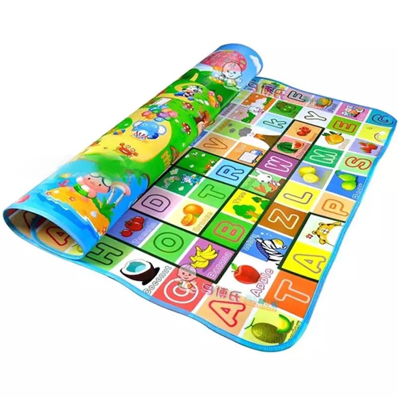 Thảm Maboshi 2 mặt cho bé, thảm chơi cho bé kích thước 2.5x2m / 2.2m x 2m / 1.8m x 2m / 1.6m x 2 nhiều màu