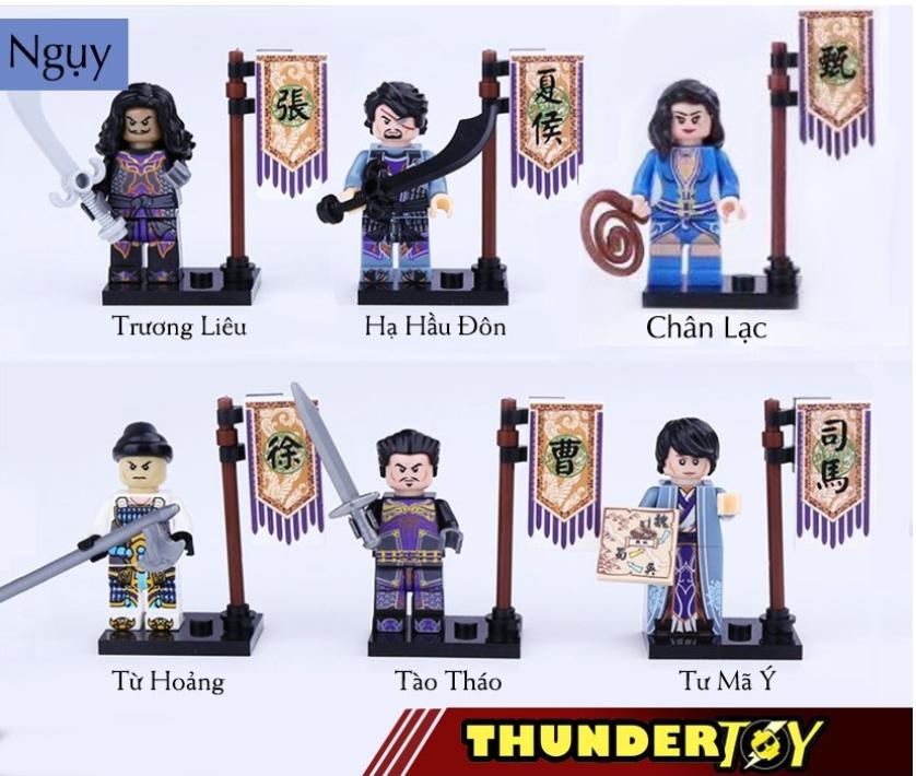 [HCM]Đồ chơi lắp ráp Mini Figure nhân vật Tam Quốc Chí - Ngụy quốc