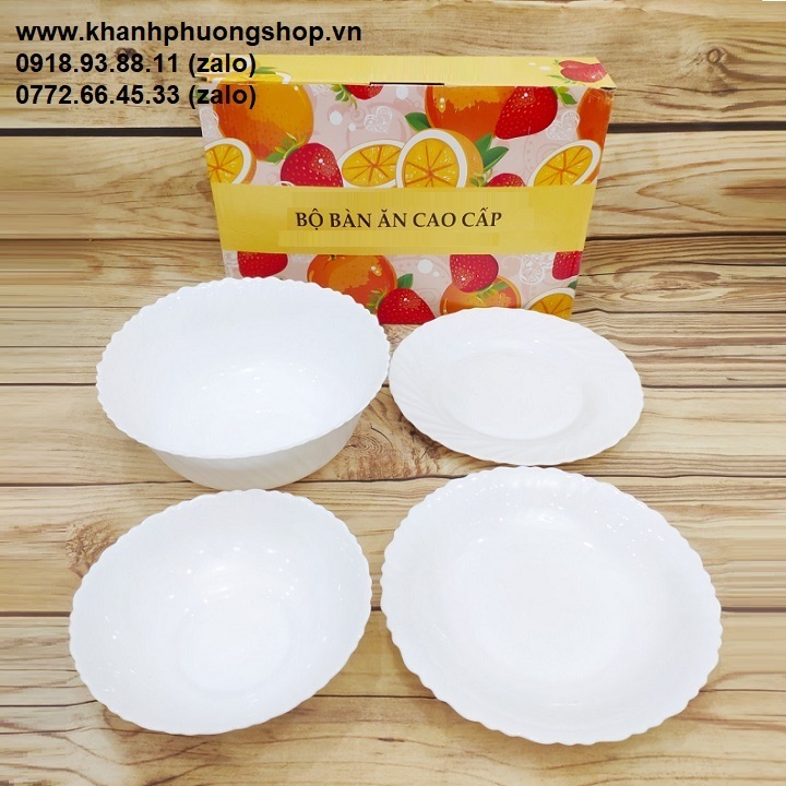 bộ chén tô dĩa sứ - bộ chén tô dĩa