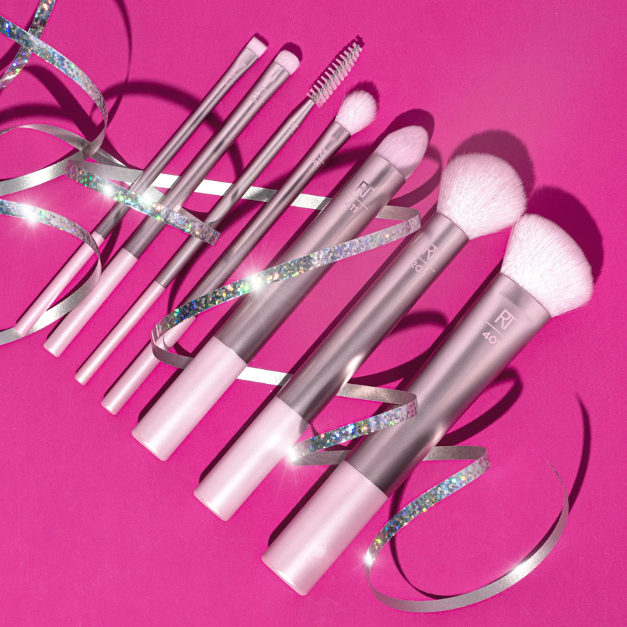 Brush Set of 7 Rt Real Techniques Limited Edition Light up the Night Brush Set
