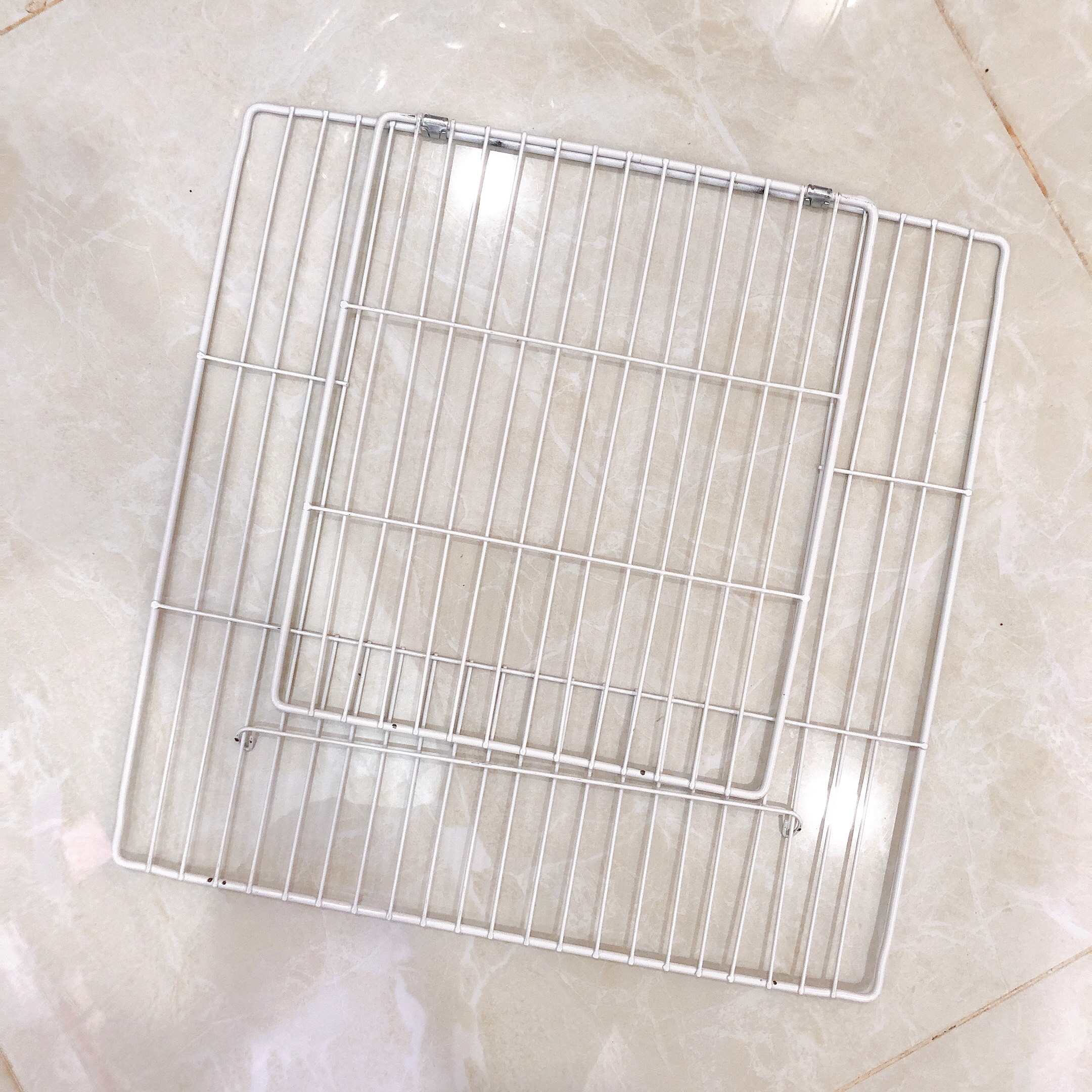 [FREESHIP ❤️] Tấm Lưới Ghép Chuồng Chó Mèo Chuồng Thú Cưng Đa Năng Sơn Tĩnh Điện Chống Gỉ Sét - [Bán Lẻ Theo Tấm ,Tặng Kèm Chốt]