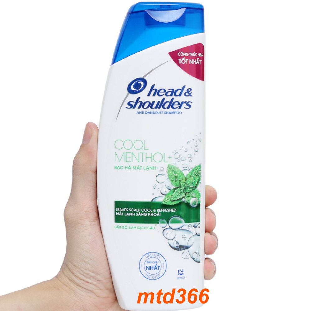 Dầu Gội Đầu 350ml Head & Shoulders Bạc Hà Mát Lạnh
