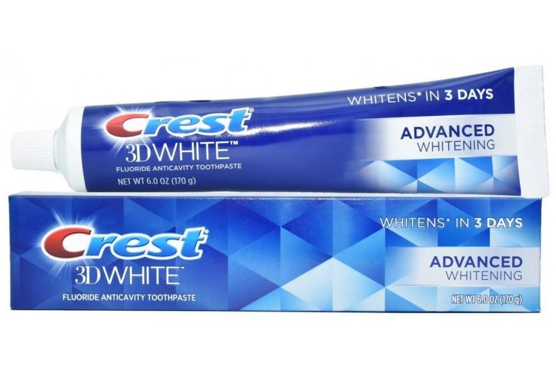 [HCM]KEM ĐÁNH RĂNG CREST 3D WHITE ADVANCED WHITENING 158G