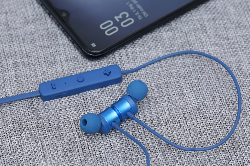 Tai nghe Bluetooth Roman S205 Xanh