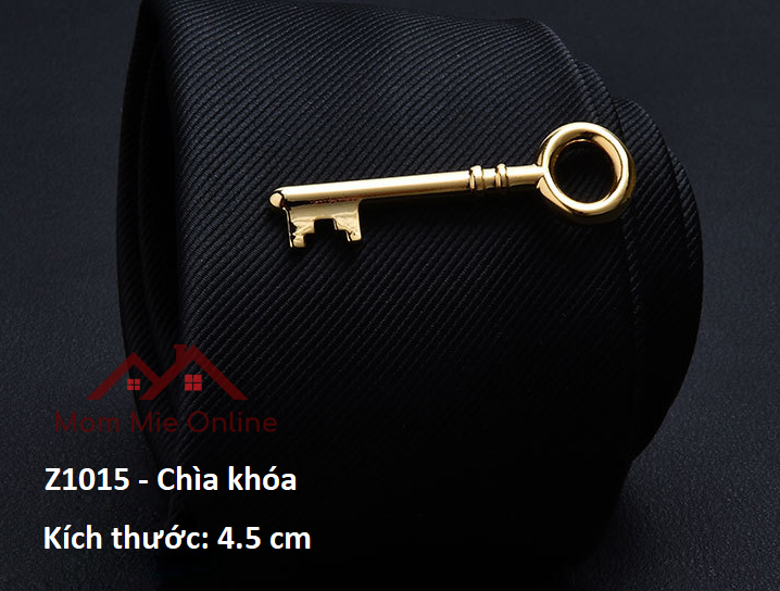 [HCM] Kẹp cà vạt mẫu hình độc đáo màu vàng, kẹp cà vạt hình mắt kính, mỏ neo, lông vũ, cây kéo - RK04 - Z101