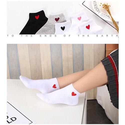 ComBo 10 Đôi Tất Hình Trái Tim Siêu Hot