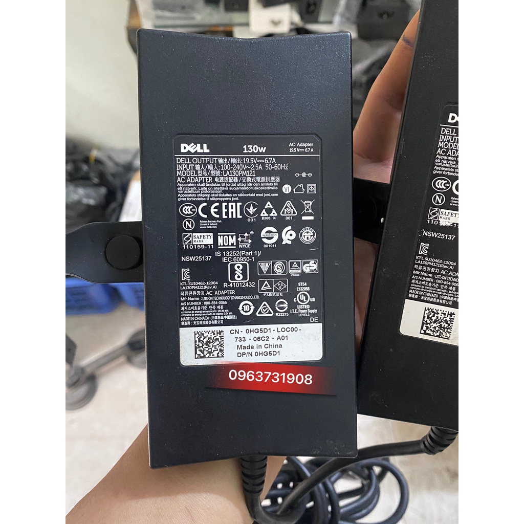 Bộ sạc laptop dell inspiron 5520 5720 7520 chính hãng