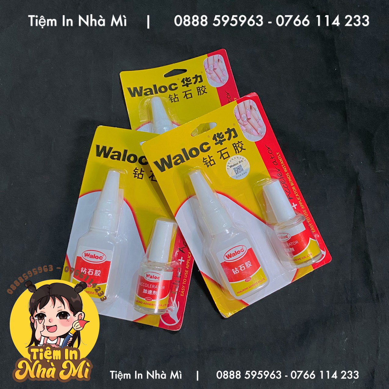 Keo dán móng Waloc - Keo dán móng Bê tông