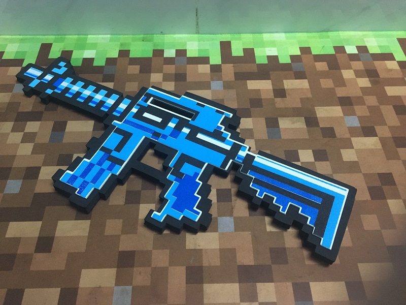 [HCM]Đồ chơi minecraft Sung máy kim cương