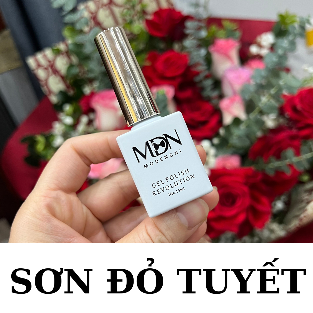 Sơn Gel đỏ tuyết , Sơn móng tay nail màu đỏ tuyết