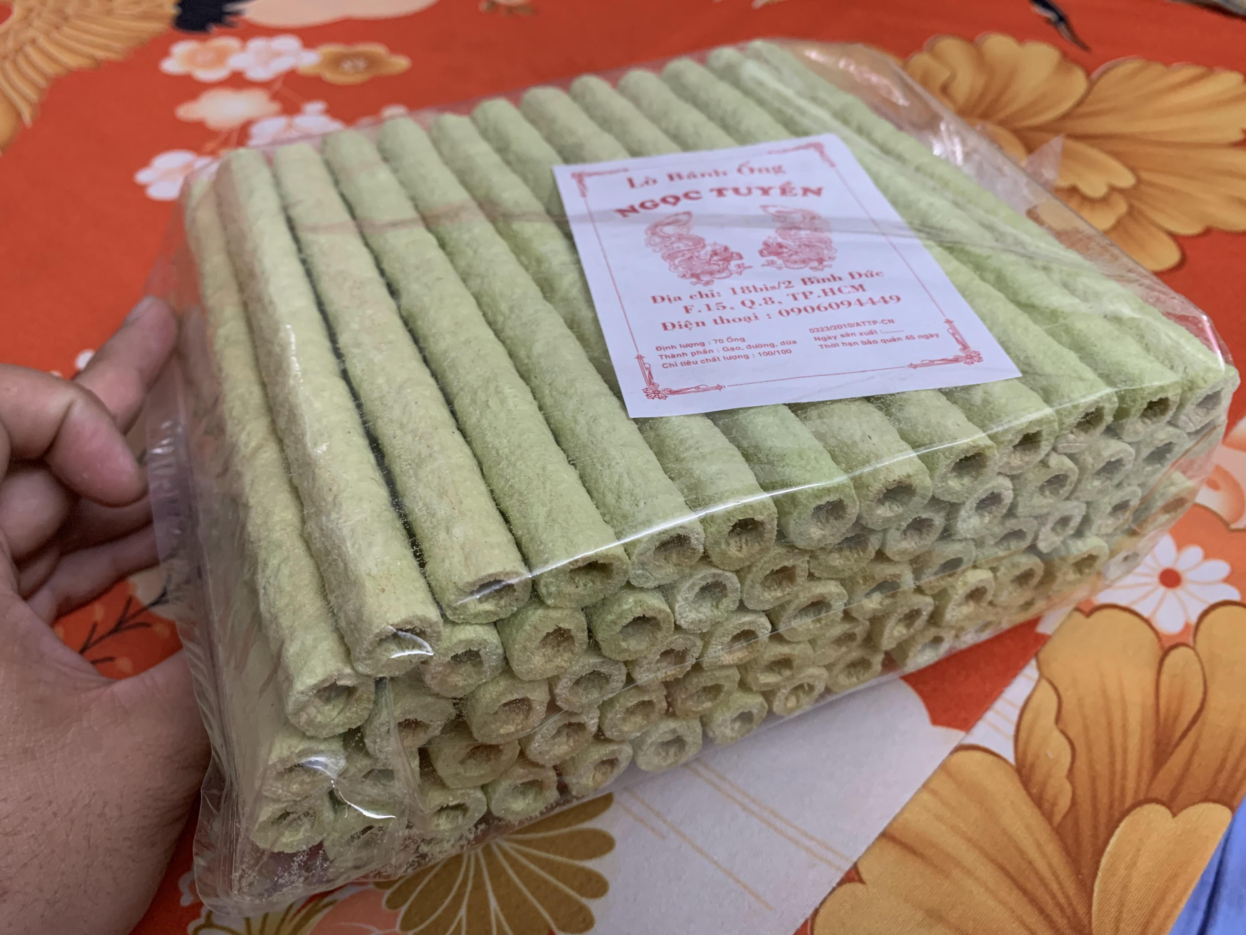 Bánh ống gạo lứt lá dứa (200gr)