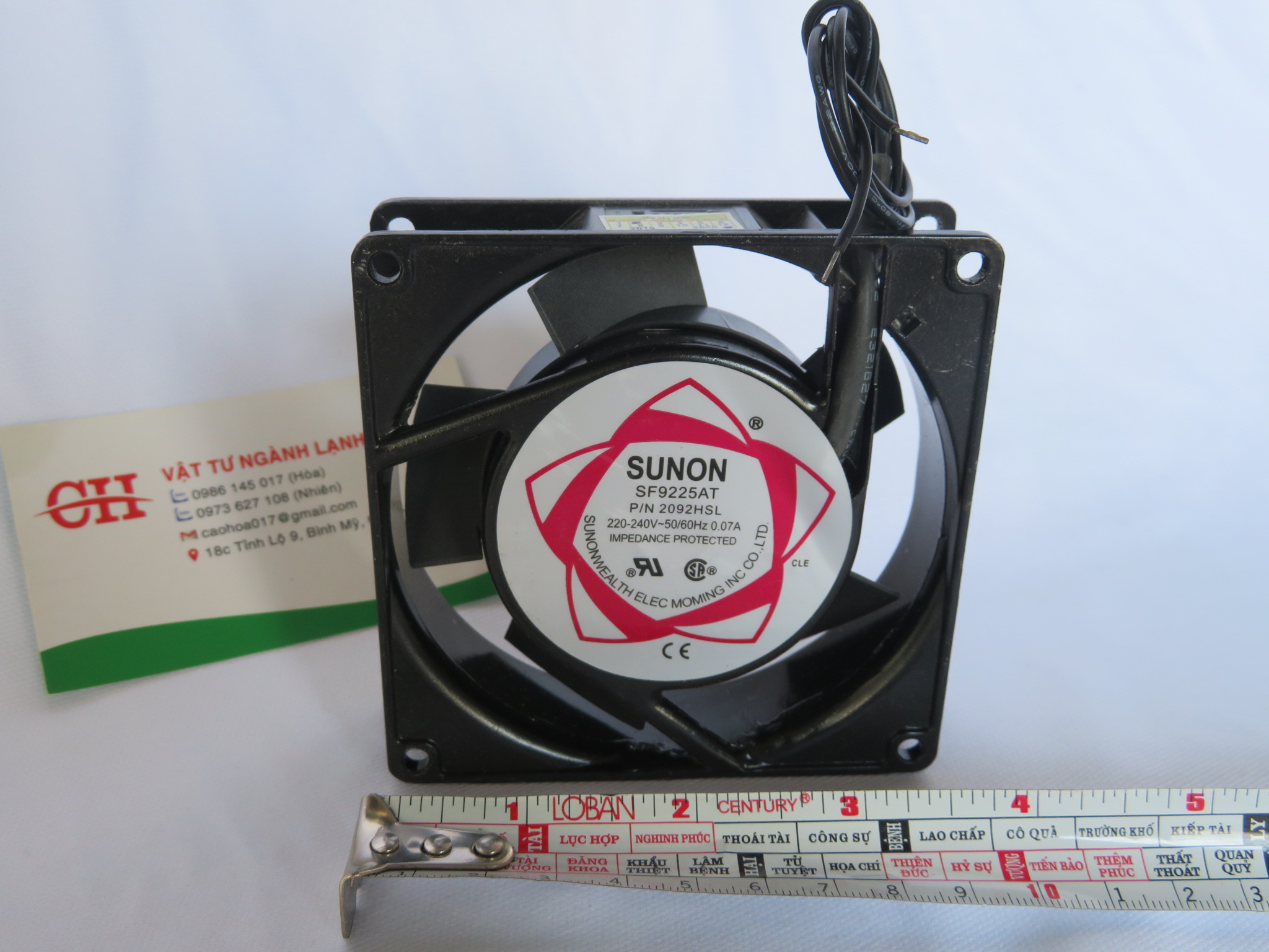 quạt tản nhiệt 220v 9x9cm