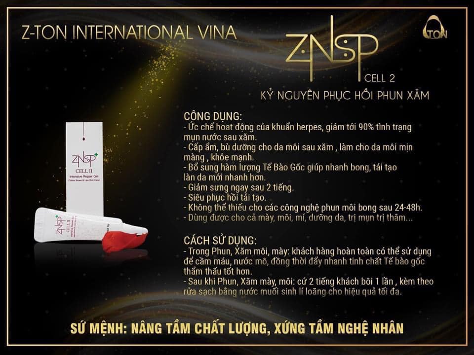 [Chính hãng] Tế Bào Gốc ZNSP - Tuýp Lẻ