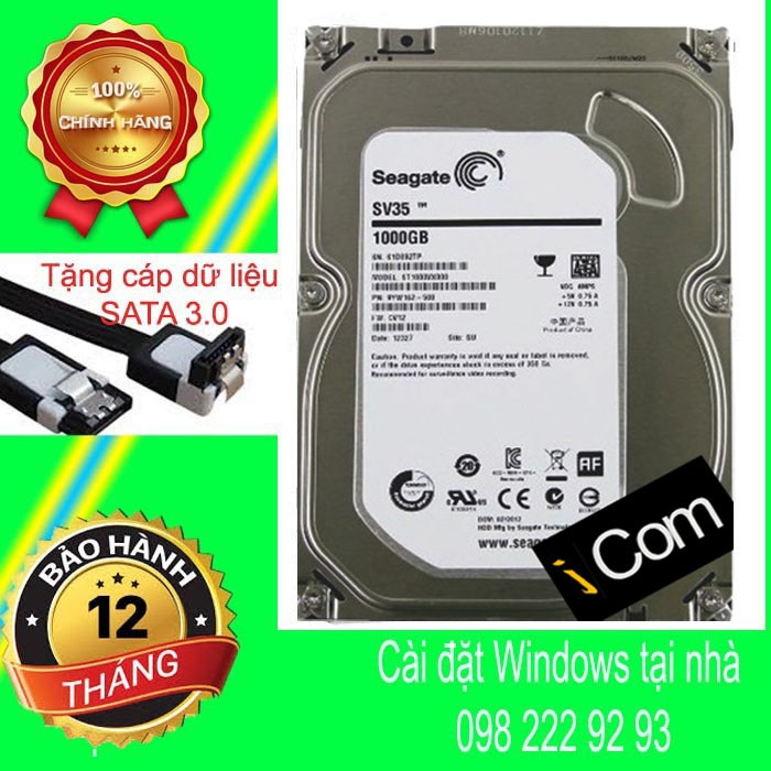 Ổ CỨNG 1TB SEAGATE DESKTOP - HDD 1TB SEA 12 1