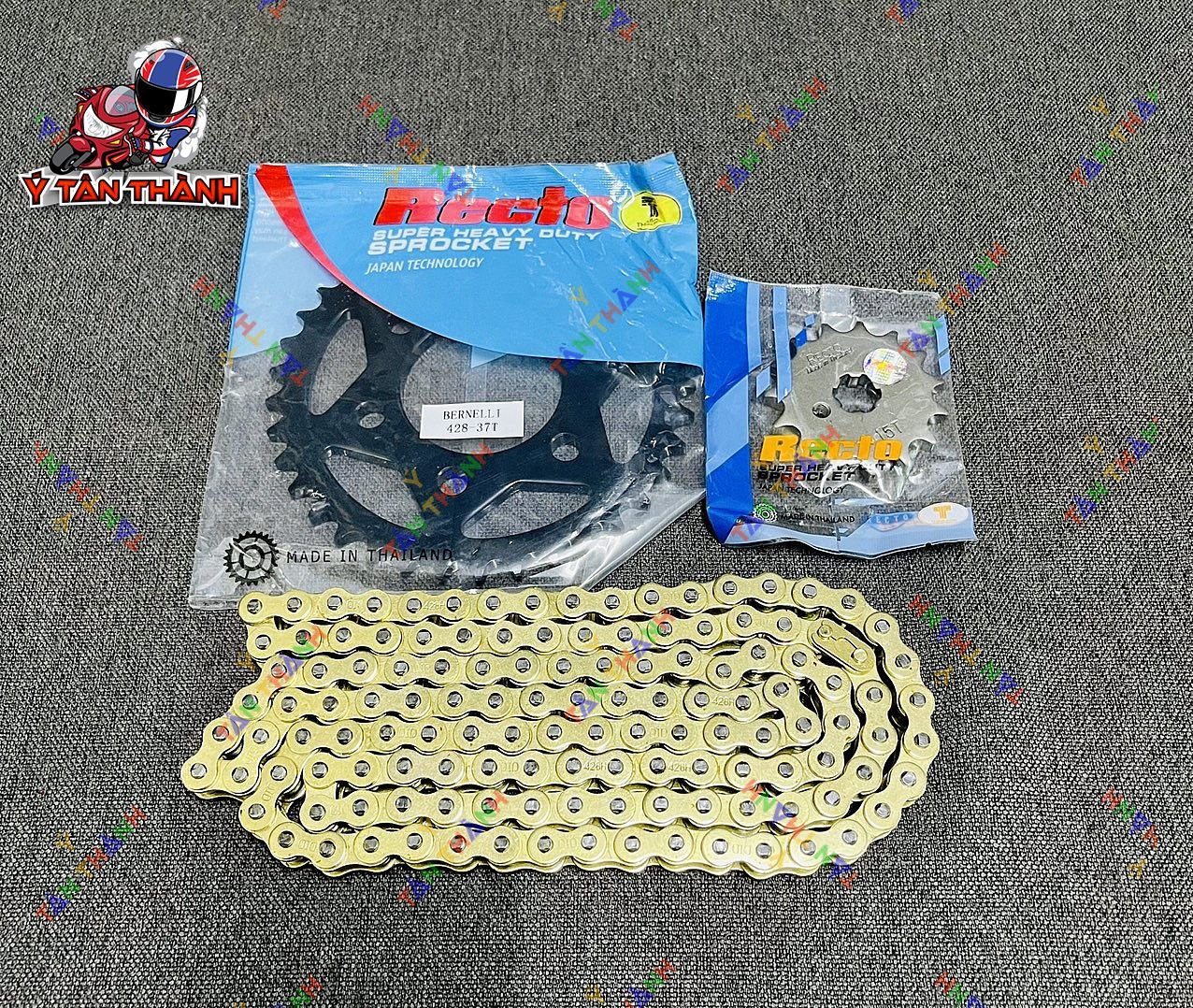 Nhông sên đĩa recto xe moto benelli 125cc