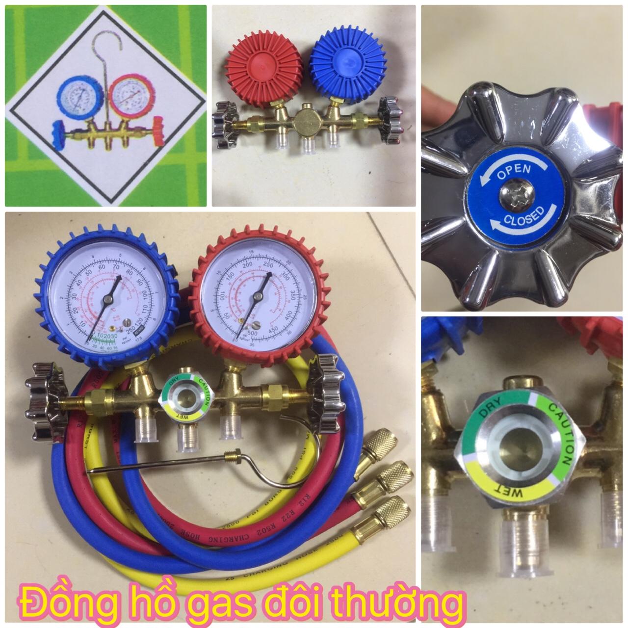 Bộ đồng hồ nạp gas đôi Thường