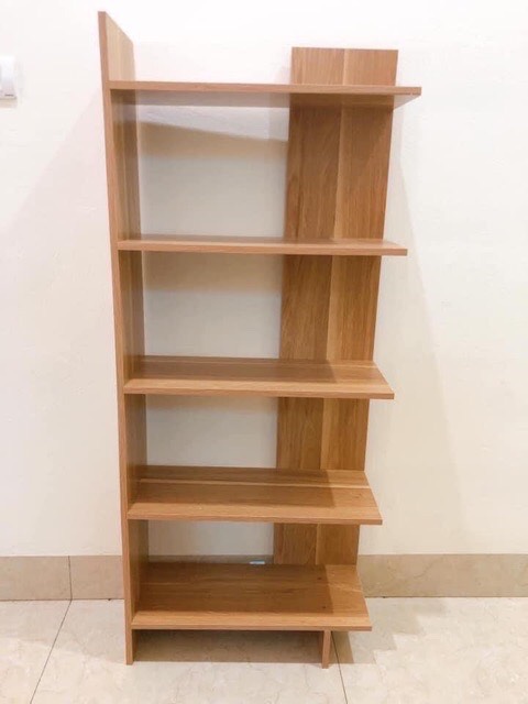 KỆ GÓC TƯỜNG, KỆ GỖ 5 TẦNG - gỗ MDF