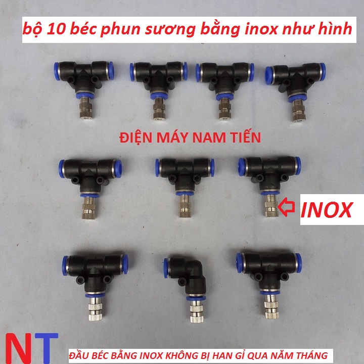 Combo 10 béc phun sương làm mát bằng đồng số 2 | béc phun sương | béc phun sương tưới lan | béc phun sương tưới cây | béc phun sương đồng | béc phun sương số 5 | bép phun sương | bép phun sương tưới lan | đầu bép phun sương | bộ bép phun sương