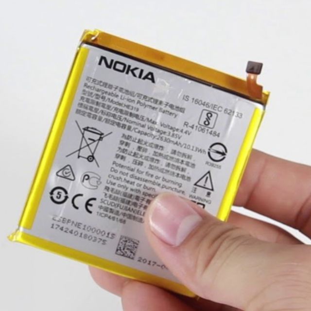 Pin nokia 3 he319 2630mahta 1032 xịn mới 100% bảo hành 6 tháng cam kết hàng đúng mô tả chất lượng đảm bảo an toàn đến sức khỏe người sử dụng