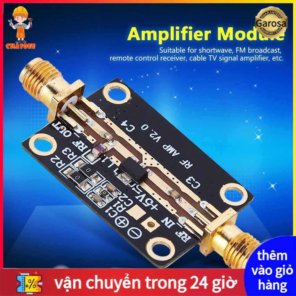 RF Amplifier Signal Module Electrical Accessory Wide Bandwidth High Gain Low Noise 1W 0.0 Widely Used in Short Waveth FM Broadcast Remote Control Receiver