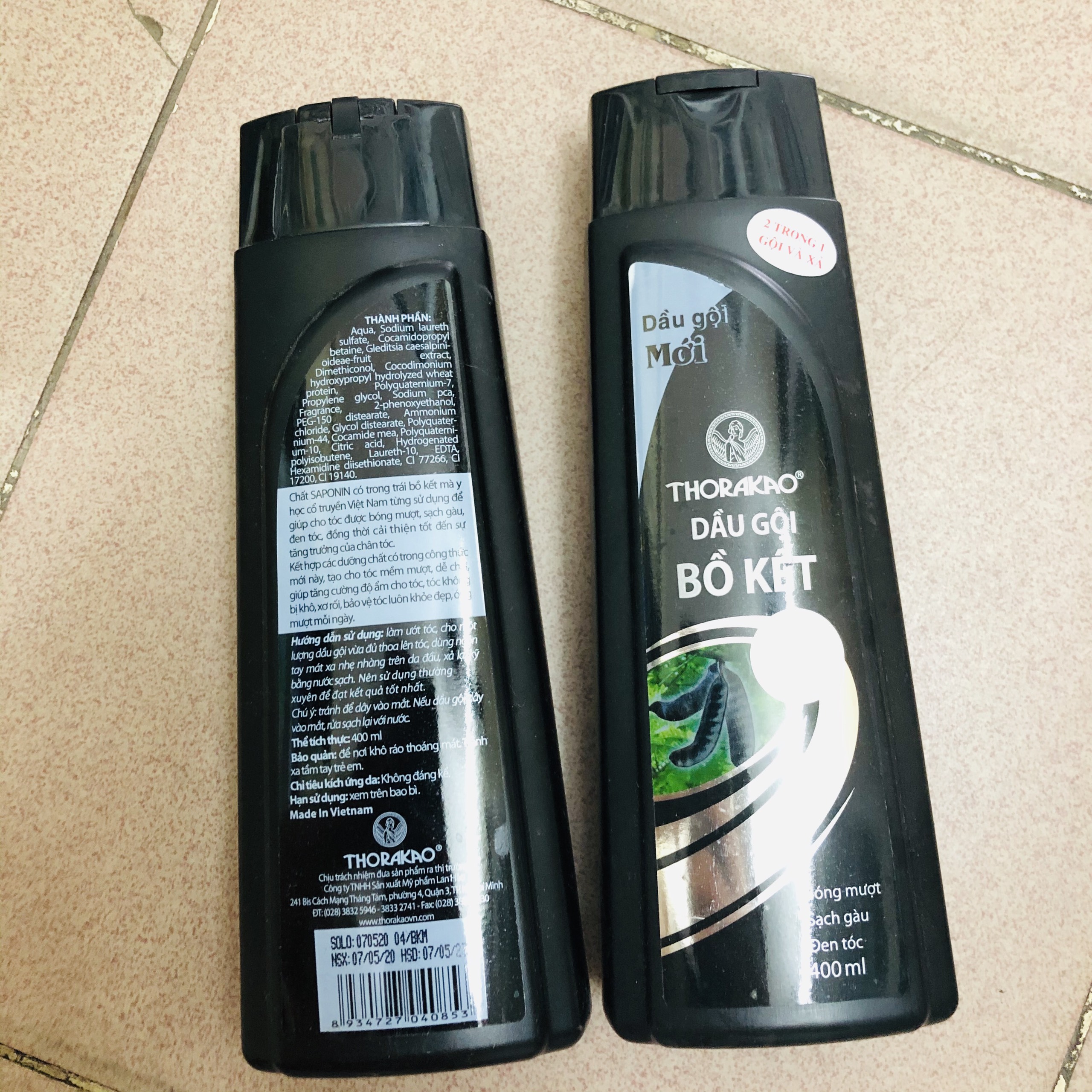 DẦU GỘI BỒ KẾT THORAKAO 400ML