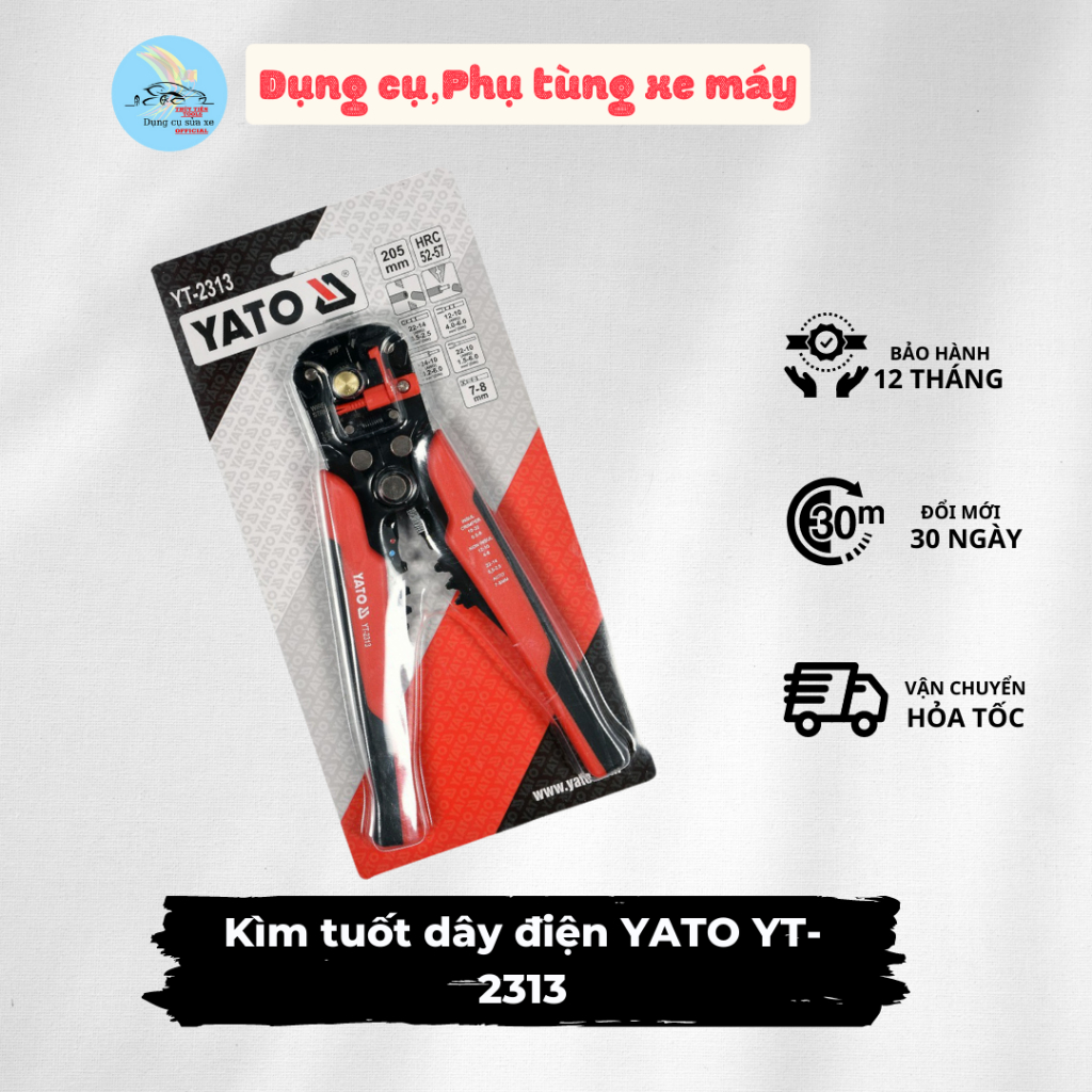 Kìm tuốt dây điện yato yt-2313