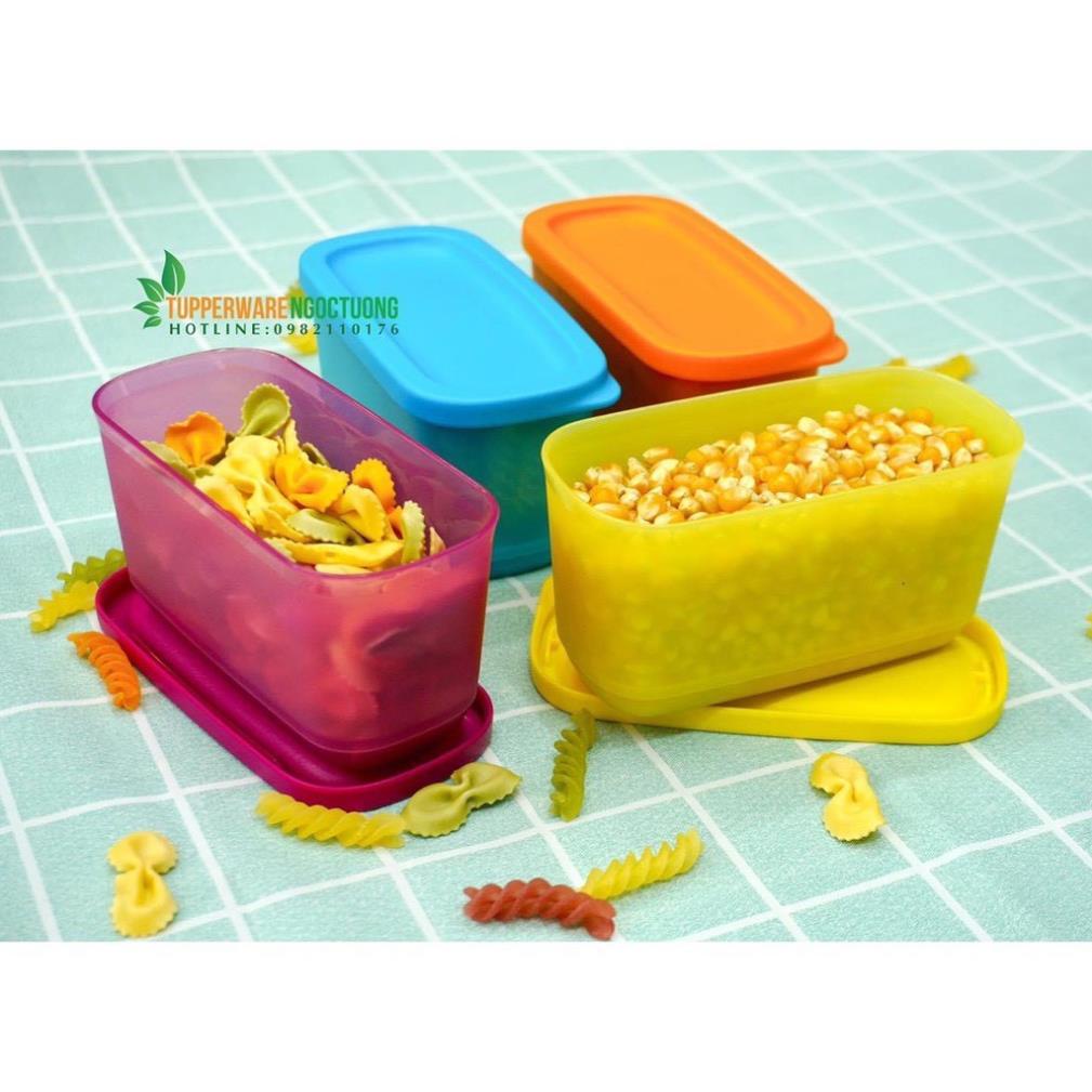 Bộ hộp bảo quản thực phẩm Mini rectangular 250ml tupperware