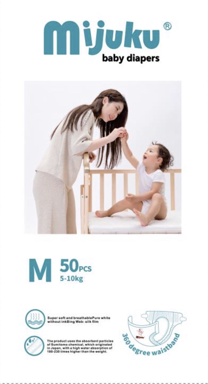 100 Bỉm dán cao cấp Mijuku size S/M/L