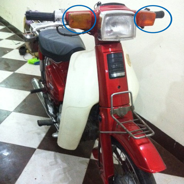 Pha đèn trước xe CUB 82, phụ tùng xe máy giá rẻ