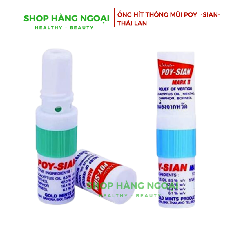 Ống hít mũi Poy Sian (D/6ống)