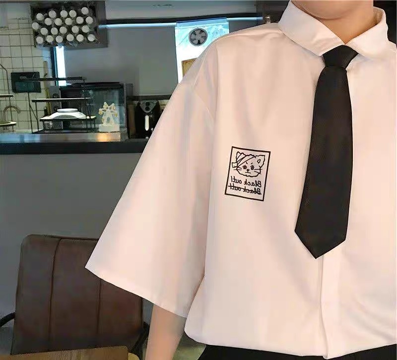 Áo sơ mi Mèo kèm cà vạt