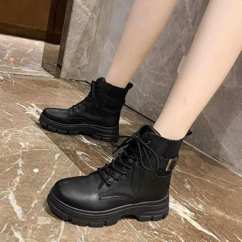 Bốt cổ cao ❤❤ boot da mềm full hộp hàng nhập Quảng châu
