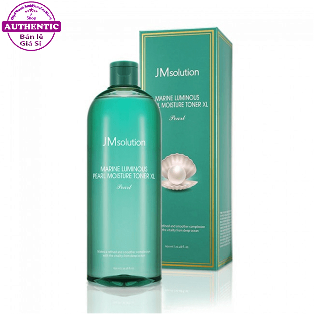 Nước Hoa Hồng Cân Bằng Da JM Solution Ngọc Trai 600ml