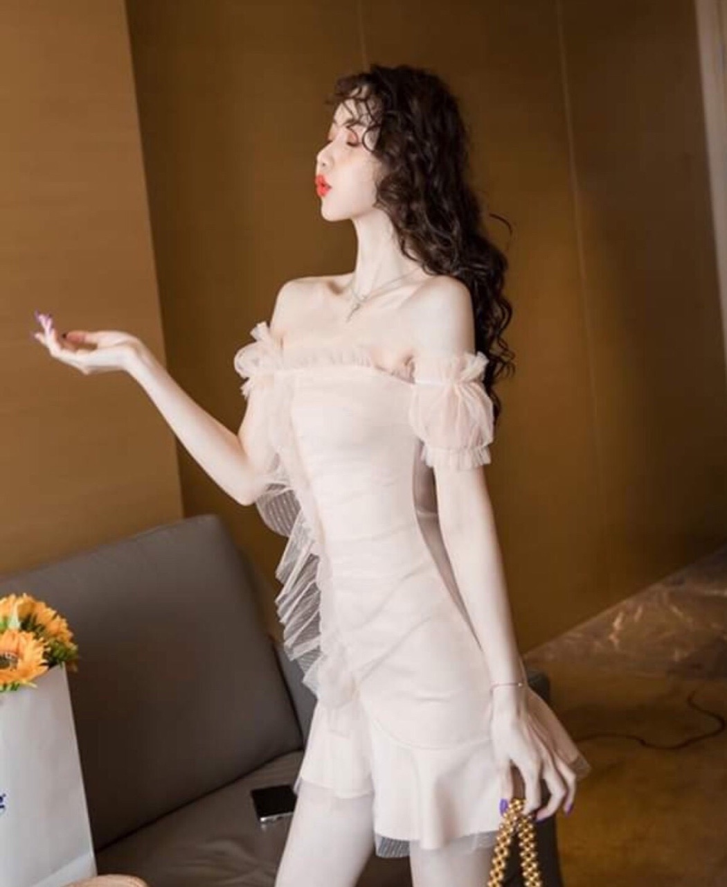 Váy đầm nữ đuôi cá cúp ngực