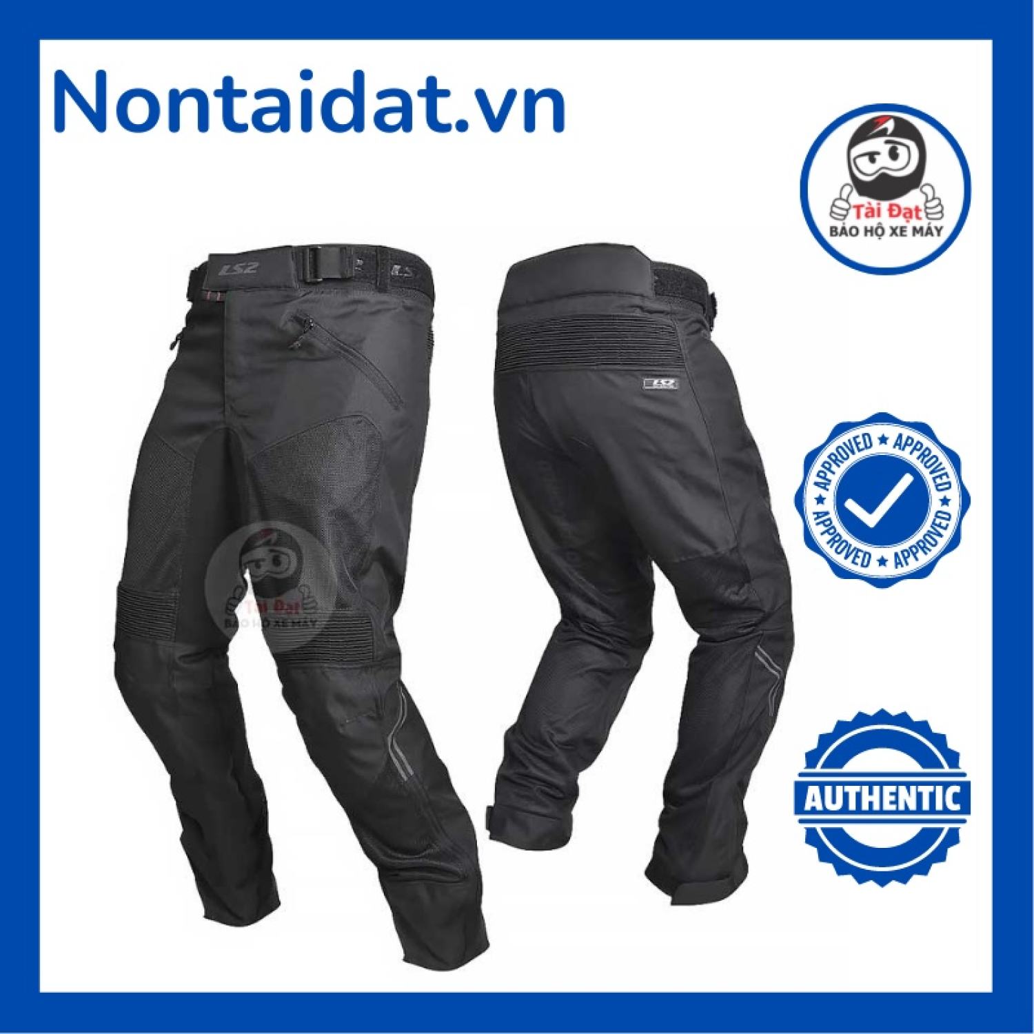 [LS2 chính hãng] Quần giáp bảo hộ LS2 VENTO man đi moto xe máy
