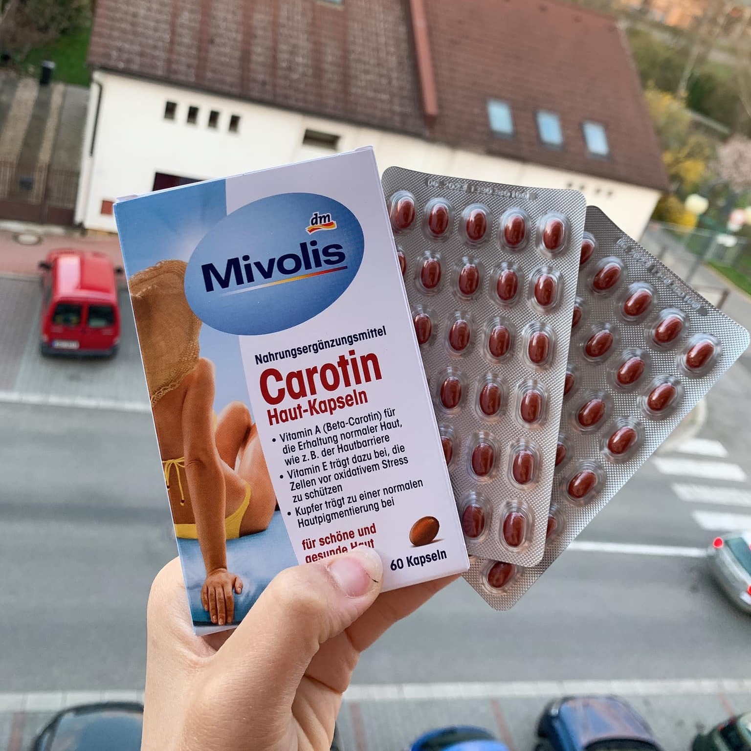 Viên uống chống nắng trắng da mivolis carotin đức - viên uống chống nắng nội sinh