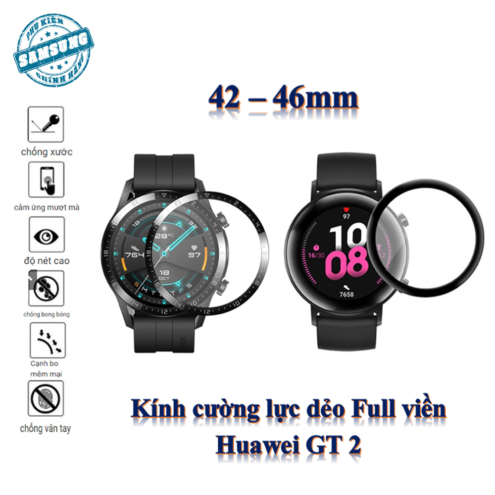 [Huawei GT2] Kính cường lực đồng hồ Huawei Watch GT2