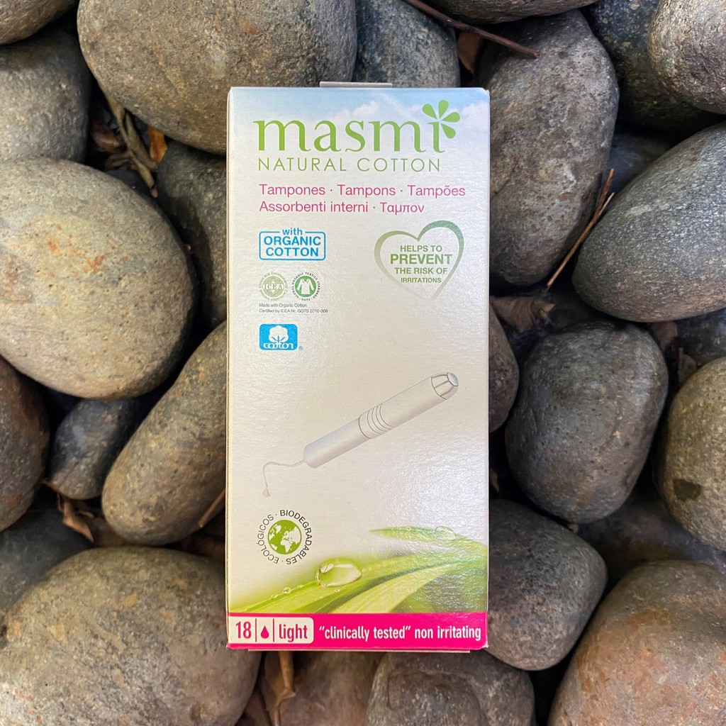 Tampon có cần đẩy hữu cơ Masmi