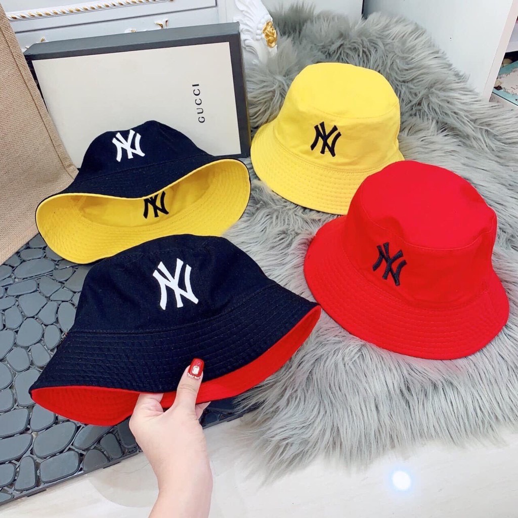 (CỰC HOT) MŨ BUCKET 2 MẶT NY,  NÓN BUCKET 2 MẶT NY