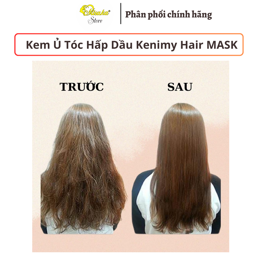 Kem ủ tóc ( Hấp dầu ) Kenimy Hair MASK đỏ - 1000ml