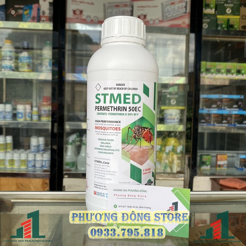 Thuốc diệt muỗi STMED PERMETHRIN 50EC - 1 LÍT